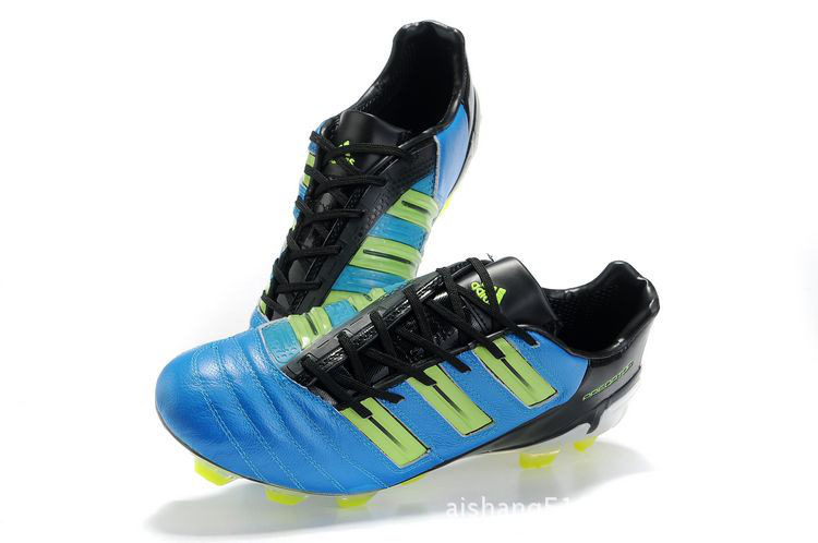 全新上市特惠 时尚经典猎鹰11代tpu 袋鼠皮耐磨足球鞋 蓝色