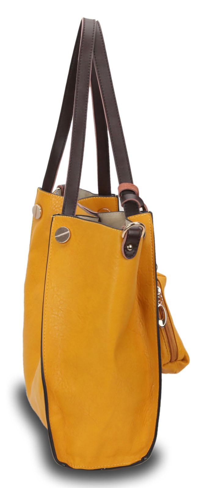 501 复古英伦风大口袋女士皮包图片_7