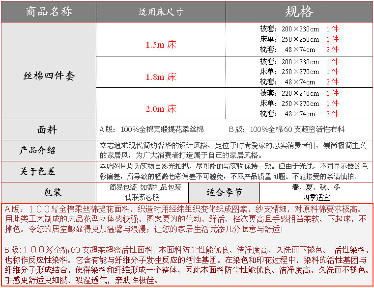 江苏南通厂家低价直销 纯棉提花贡缎四件套 100%全棉 柔丝棉面料