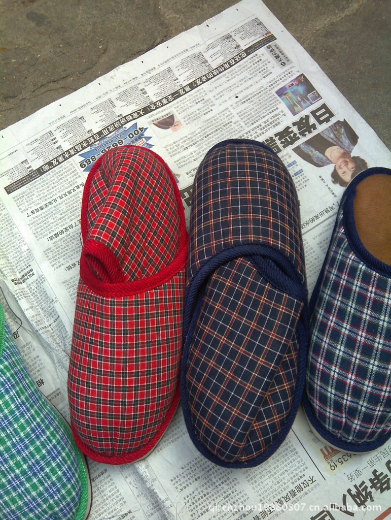 棉拖鞋,棉拖,醴陵晨龙轮胎底棉拖鞋(图)
