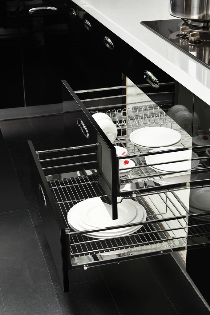 商家直销 各种规格不锈钢拉篮 方圆结合款拉篮 凯斯宝玛