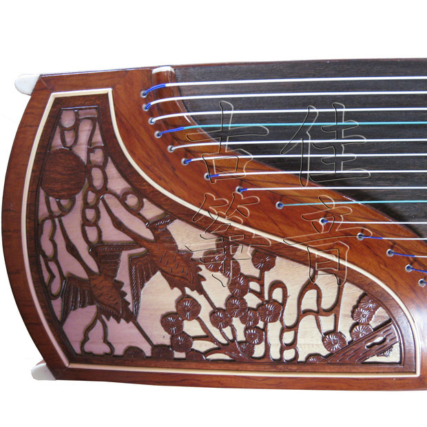 扬州佳音古筝 浮雕双鹤朝阳古筝 a015 包邮特惠 敦煌品质 音色佳