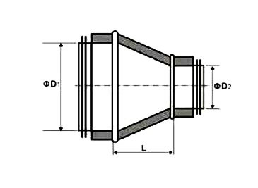 【舜新 保温内接咬口变径 厦门厂家生产】价格,厂家,图片,异径管/大小