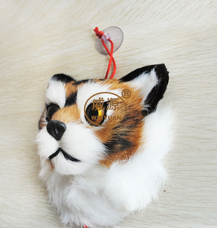 威源 仿真 手工艺品 动物头挂件 小虎头a015