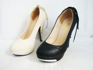 新款女鞋单鞋 金属多帮带女单鞋 时尚高跟女秋鞋 惠东女鞋批发