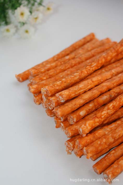 宠物零食 特价 包邮 批发 哈格.三寸 奶油肉芯牛皮结骨 美毛洁齿