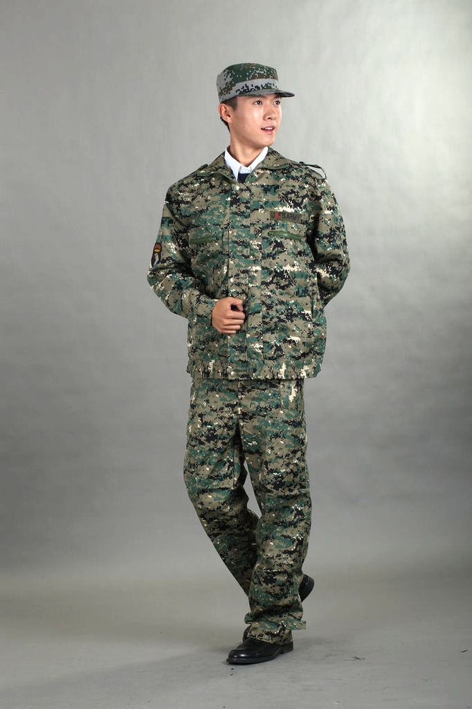 户外野营 作训服长袖 我是特种兵迷彩服套装男 军训服套装图片