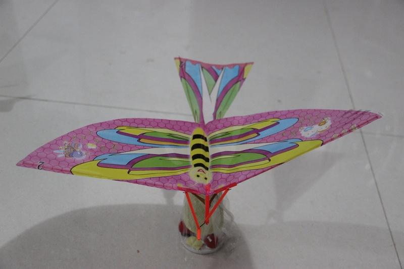 飞鸟玩具,橡皮筋动力扑翼机, .