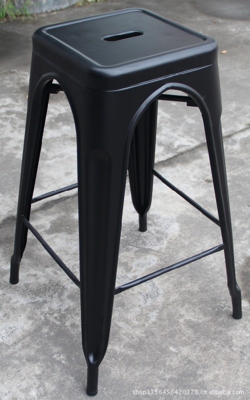 法国工业椅,金属椅,tolix金属椅,75h金属凳 餐厅凳子图片_9