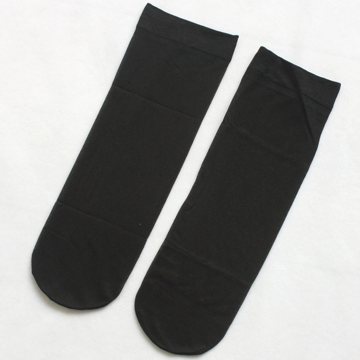 正品梦娜 短丝袜 脚尖透明 263一双装 超薄丝袜 黑肤包芯丝图片_10