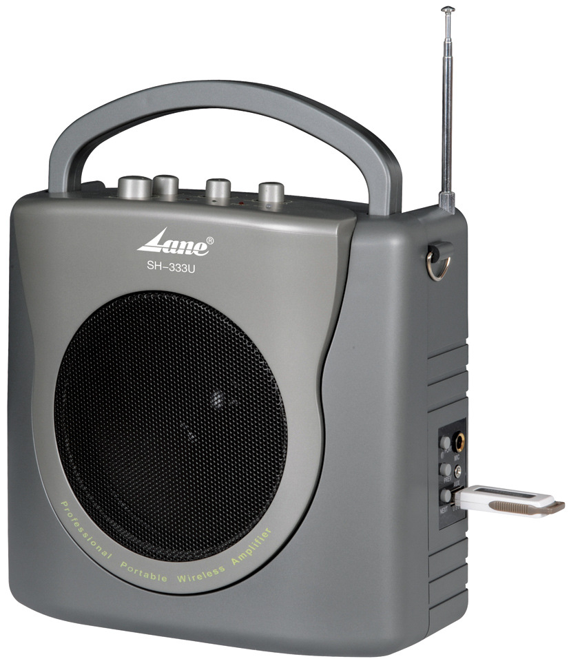供应lane莱茵sh-333u晨练演讲扩音机 手持插卡随身无线扩音器