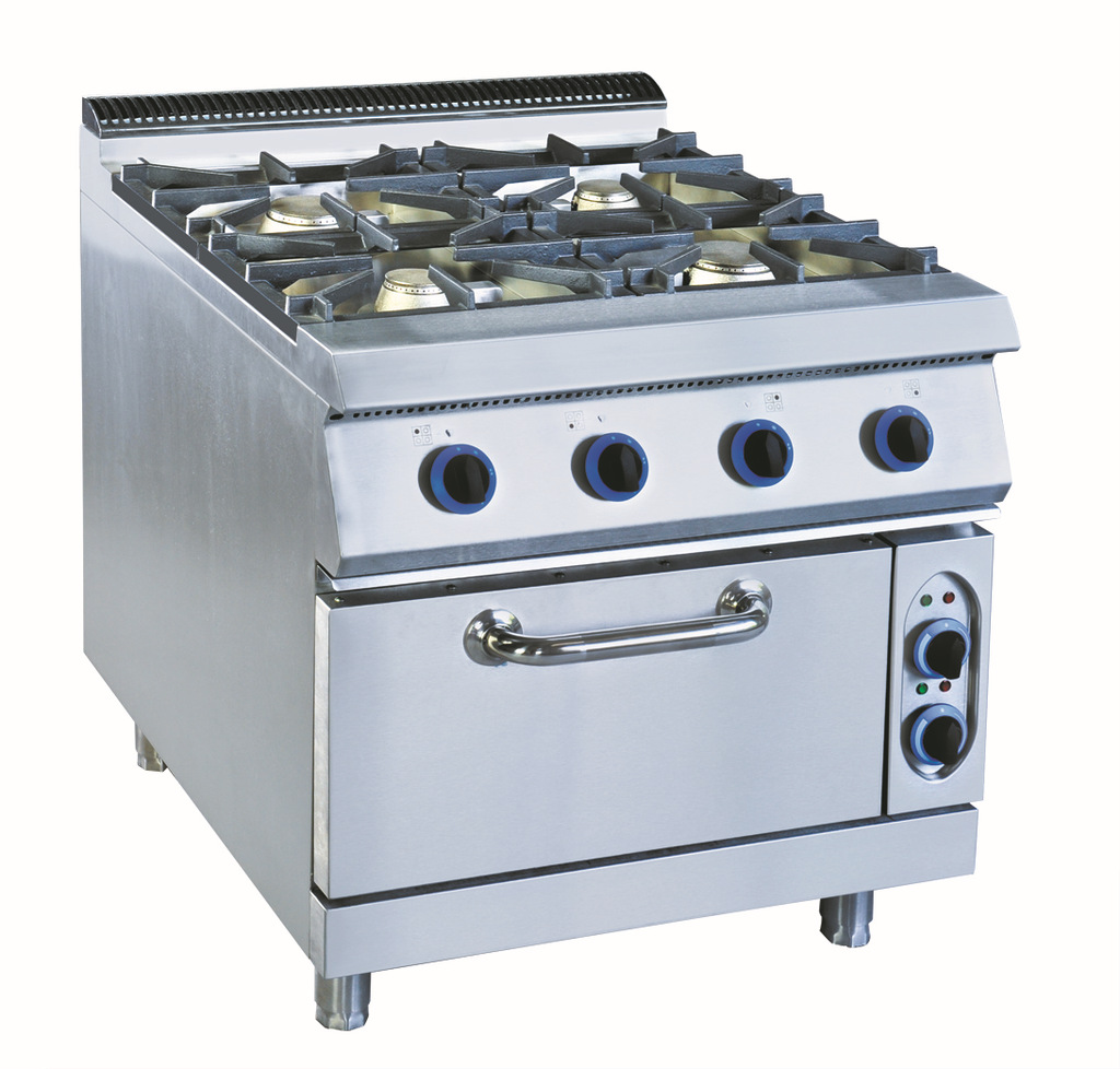 燃气四头炉连电焗炉 oh900-tq-4