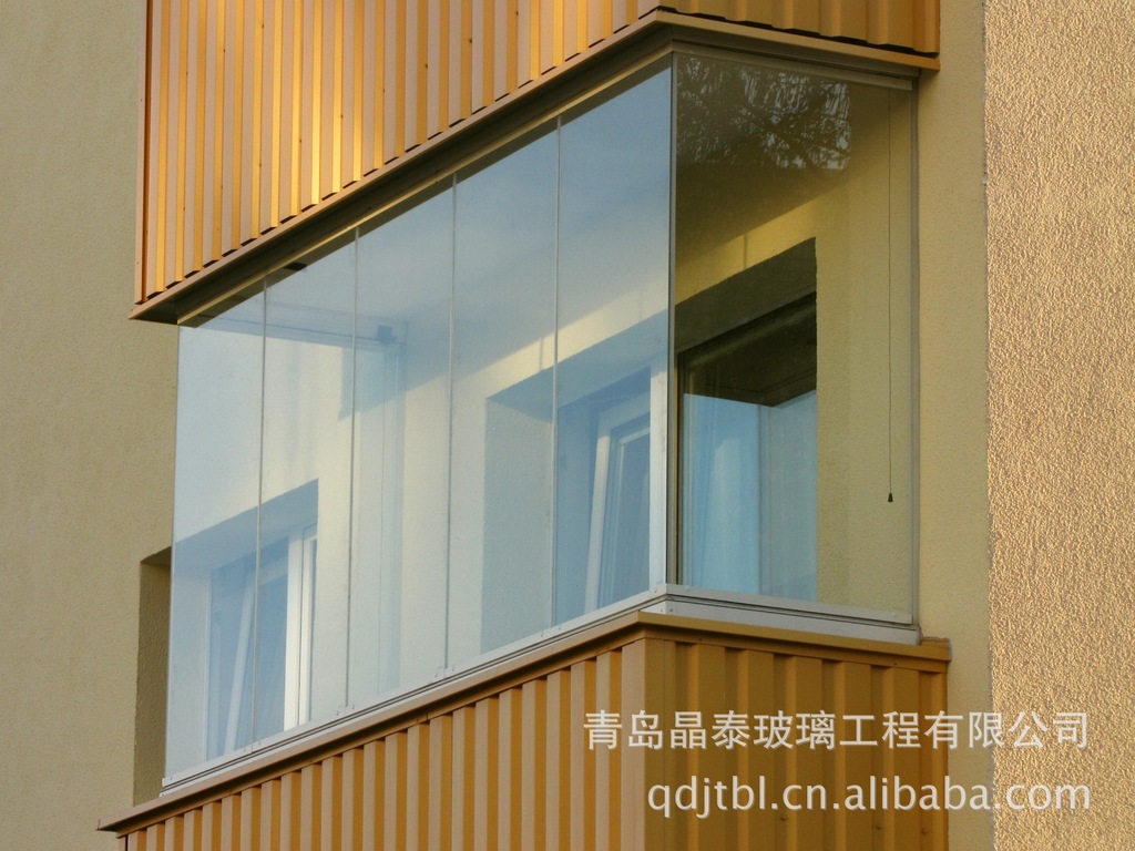 青岛晶泰 凤铝788型铝合金隔音窗双层中空玻璃 封阳台窗户