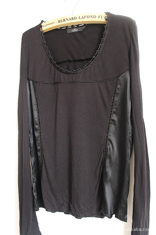 荷兰a**ko原单 接拼重工长袖tee 黑色限量! 48.00元/件