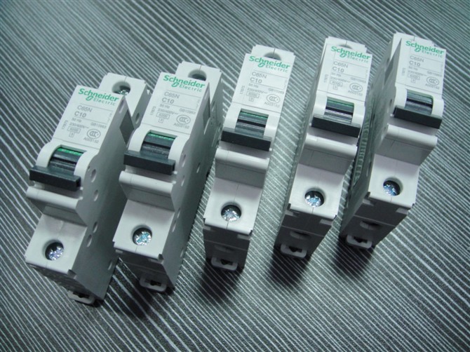 低电压电气,施耐德c65n-c照明微型,小型断路器.c65n-1p-c10a