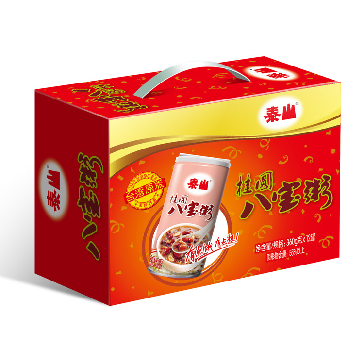 台湾食品 泰山食品 点心 八宝粥批发招商 红枣八宝粥 370g 24瓶