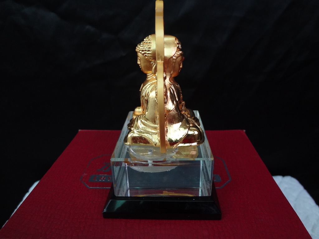 合金汽车内饰品一面观一面佛/车内装饰 保平安礼品