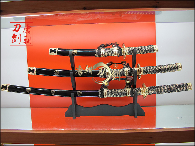 日本武士刀 村正刀 服部半藏 黑色樱花套刀 刀 影视刀剑 未开刃