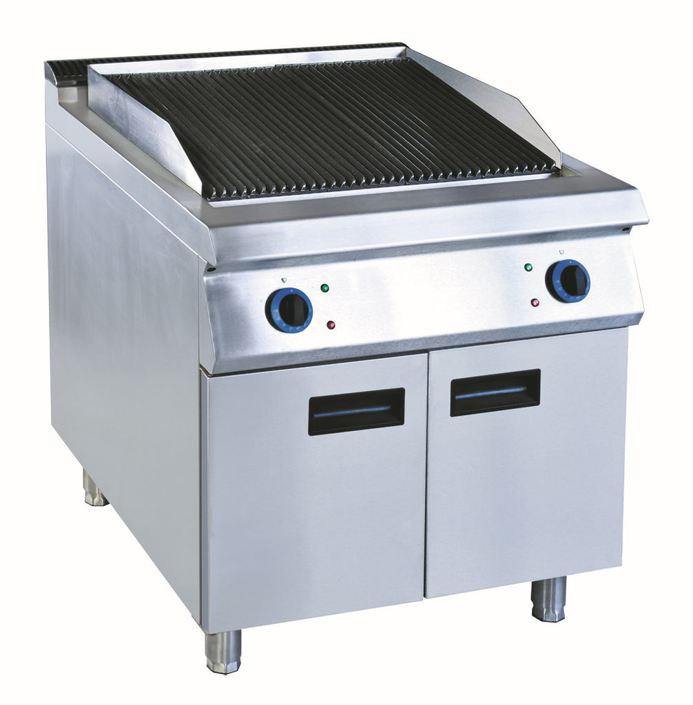 燃气火山石烧烤炉连柜座