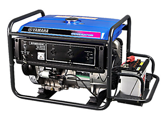 汽油发电机5kw  简单描述 采用高效节能的雅马哈ohv 4冲程发动机,马力