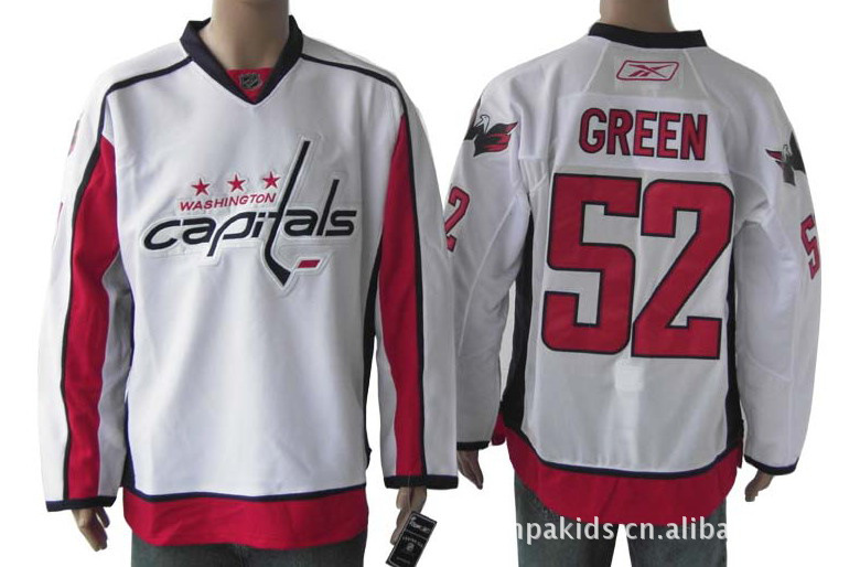 nhl 曲棍球球衣 washington capitals 冰球 华盛顿首都队