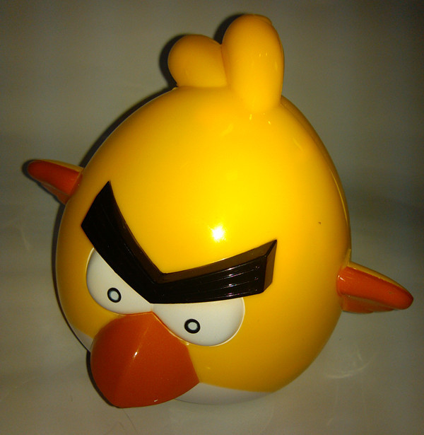 愤怒的小鸟 电动玩具 带音乐灯光 万向轮 电动愤怒的小鸟