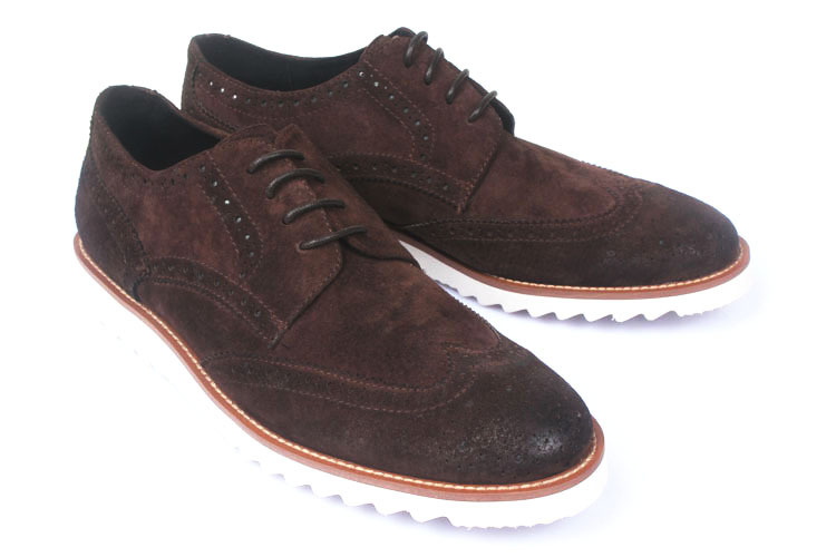 秋季新款男士罗马雕花休闲皮鞋男鞋 广州鞋子批发真皮头层皮