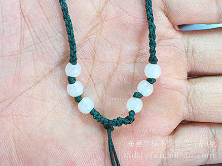 红色打平结 活动结加长项链绳子 细款简约红绳项链 diy项链配件