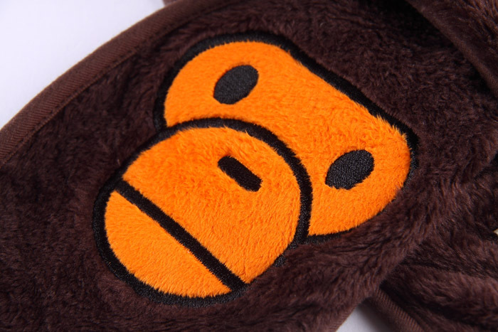 bape 童装 围巾 围脖 kids baby milo 秋冬新款 加厚 冬装 猿人头