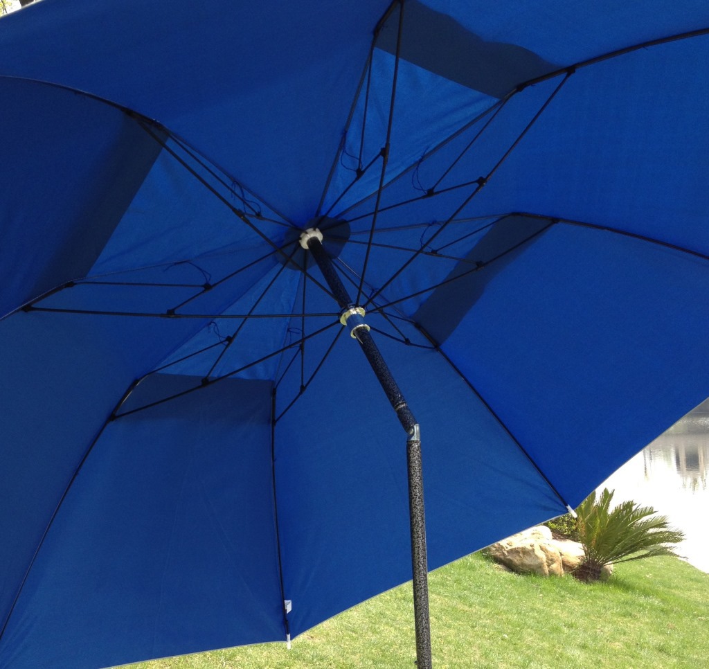 美邦(03)65喷塑内翻牛津布伞,1.8米三节钓鱼伞