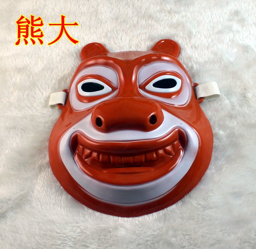 熊出没发光音乐面具 光头强面具 电子玩具 儿童面具 节日礼品