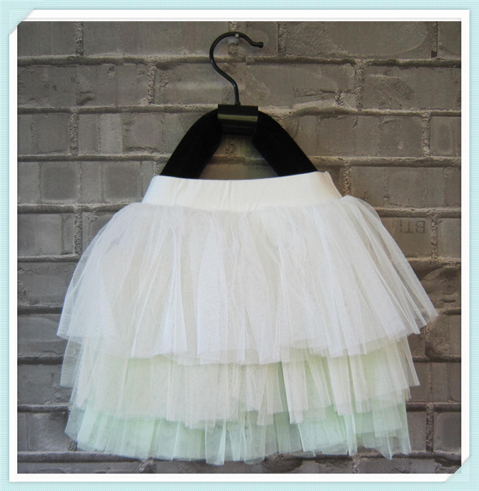 2013童装夏季新品女童短裙蛋糕网纱松紧腰公主裙13027