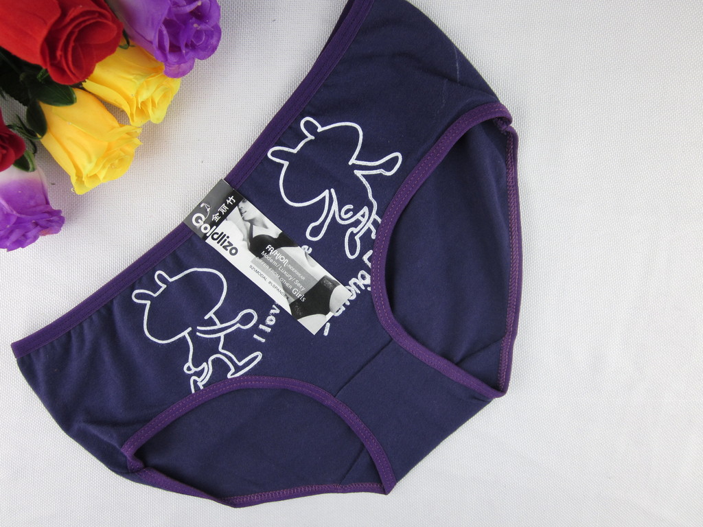 内裤批发 纯棉卡通内裤 莱卡棉内裤 #6552 厂家直销