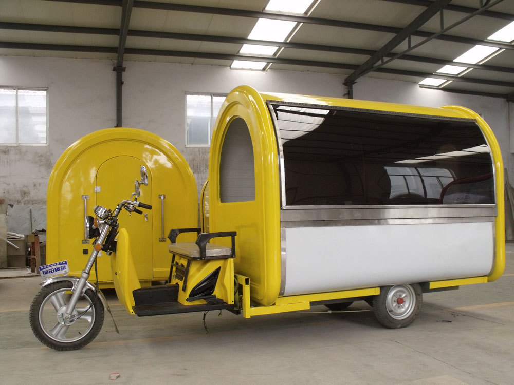 专业技术支持的电动三轮餐车