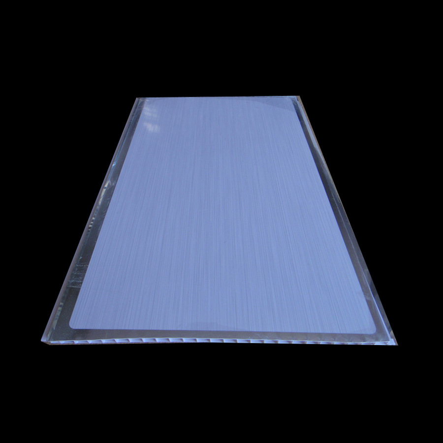 拉丝效果印刷pvc扣板吊顶塑料扣板天花板pvc25cm30cm宽