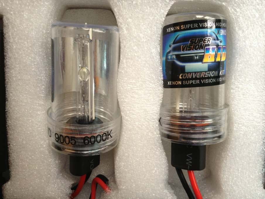 汽车hid 氙气灯 9005 6000k