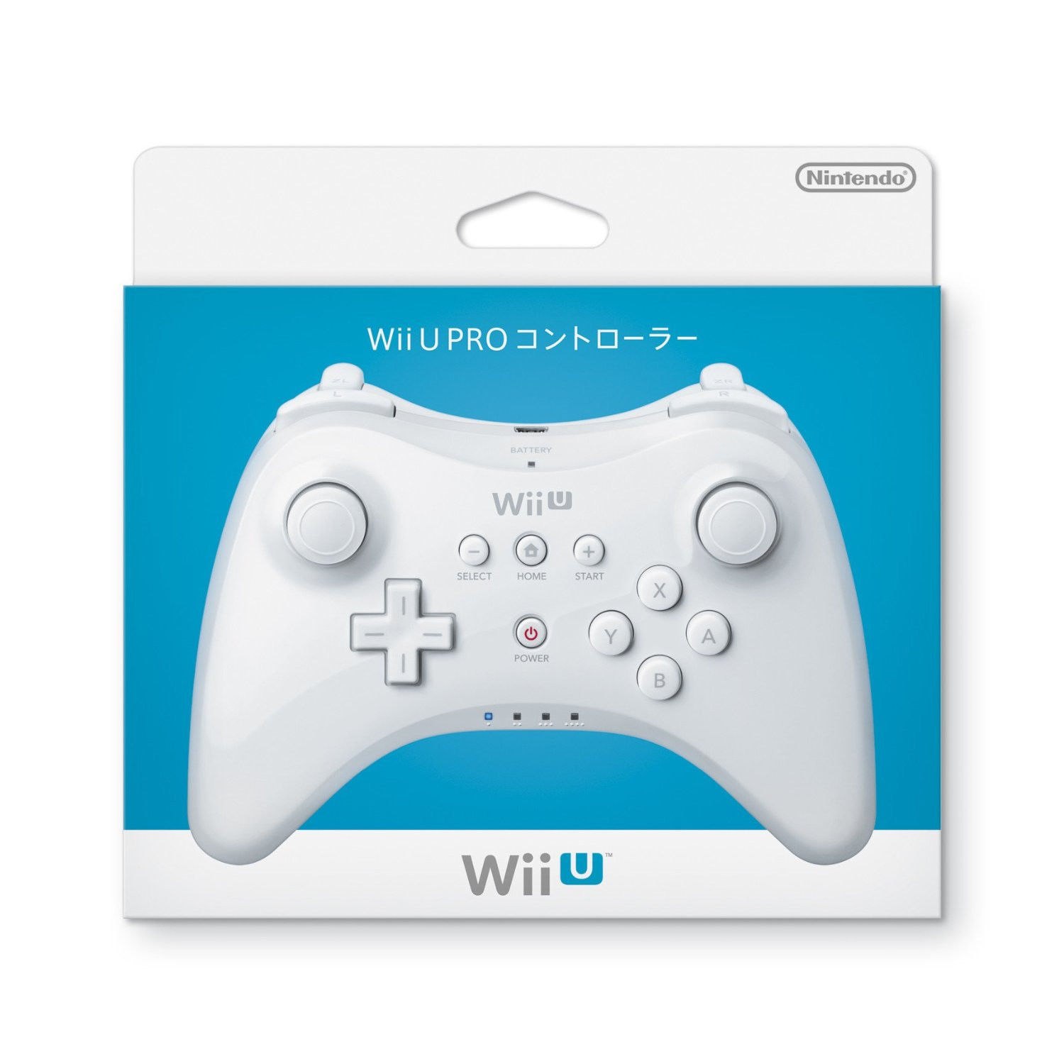 【厂家直销】wii u 最新手柄 牛角手柄 黑白 wiiu无线手柄