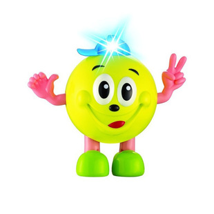 电动机器人 快乐果果 欢乐小豆 唱歌走路摆动闪光 电动玩具