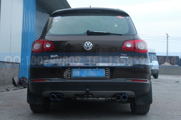 大众途观排气管改装 途观专用改装 双回流内回压鼓 中尾段 原装位