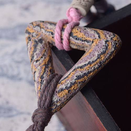 圣诞节礼物 古树千藤民族风时尚复古土陶毛衣链长项链批发031345