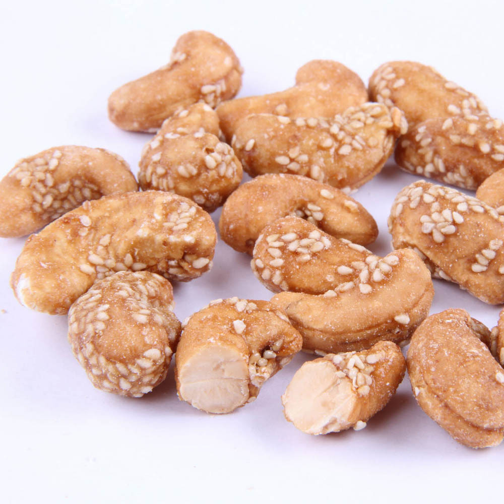 保证正品 大哥牌蜂蜜芝麻腰果 24*130克 知名泰国进口零食