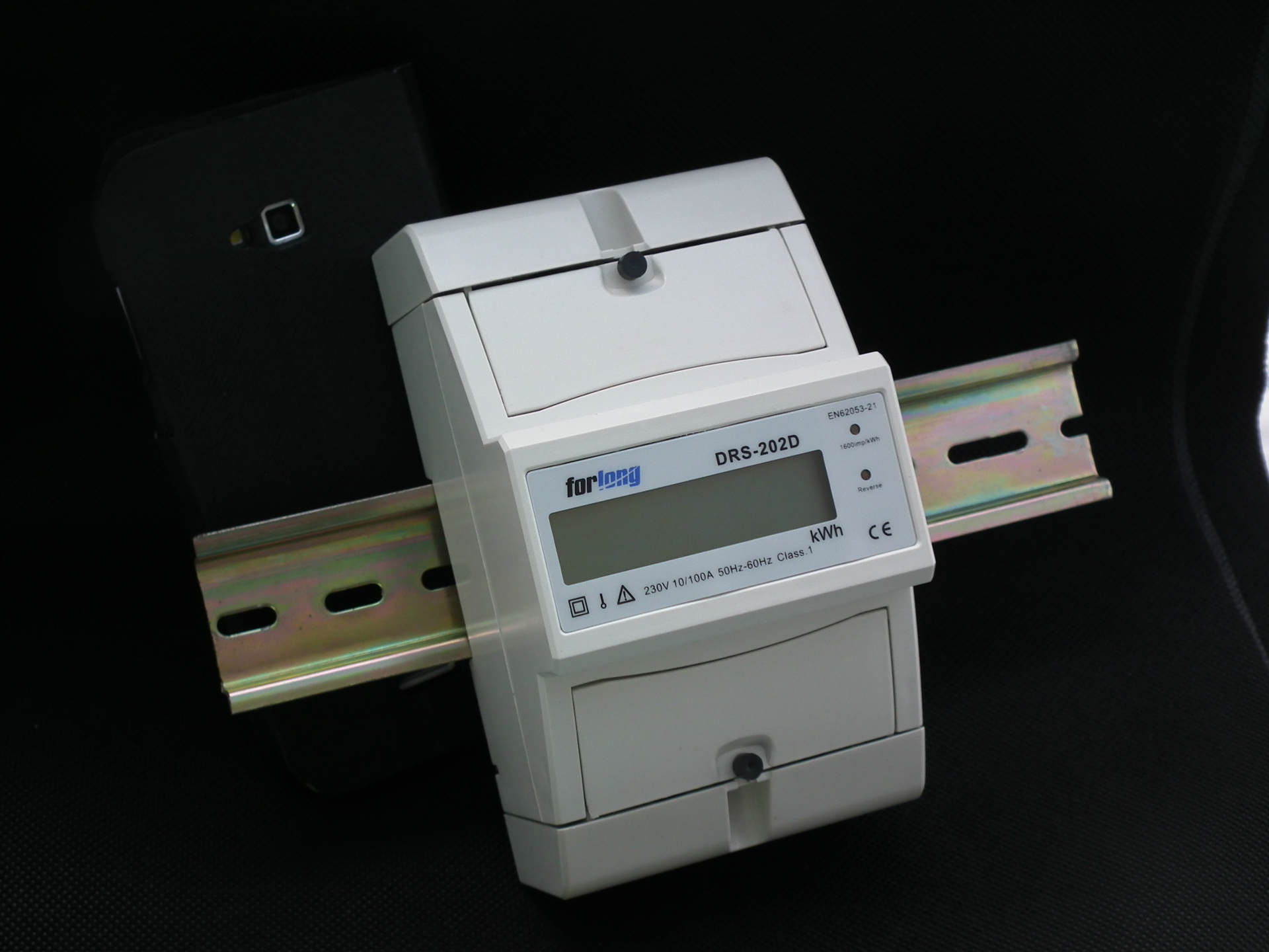 【轨道式单相电度表4p(液晶)drs-202d】价格,厂家,图片,电表,上海奉