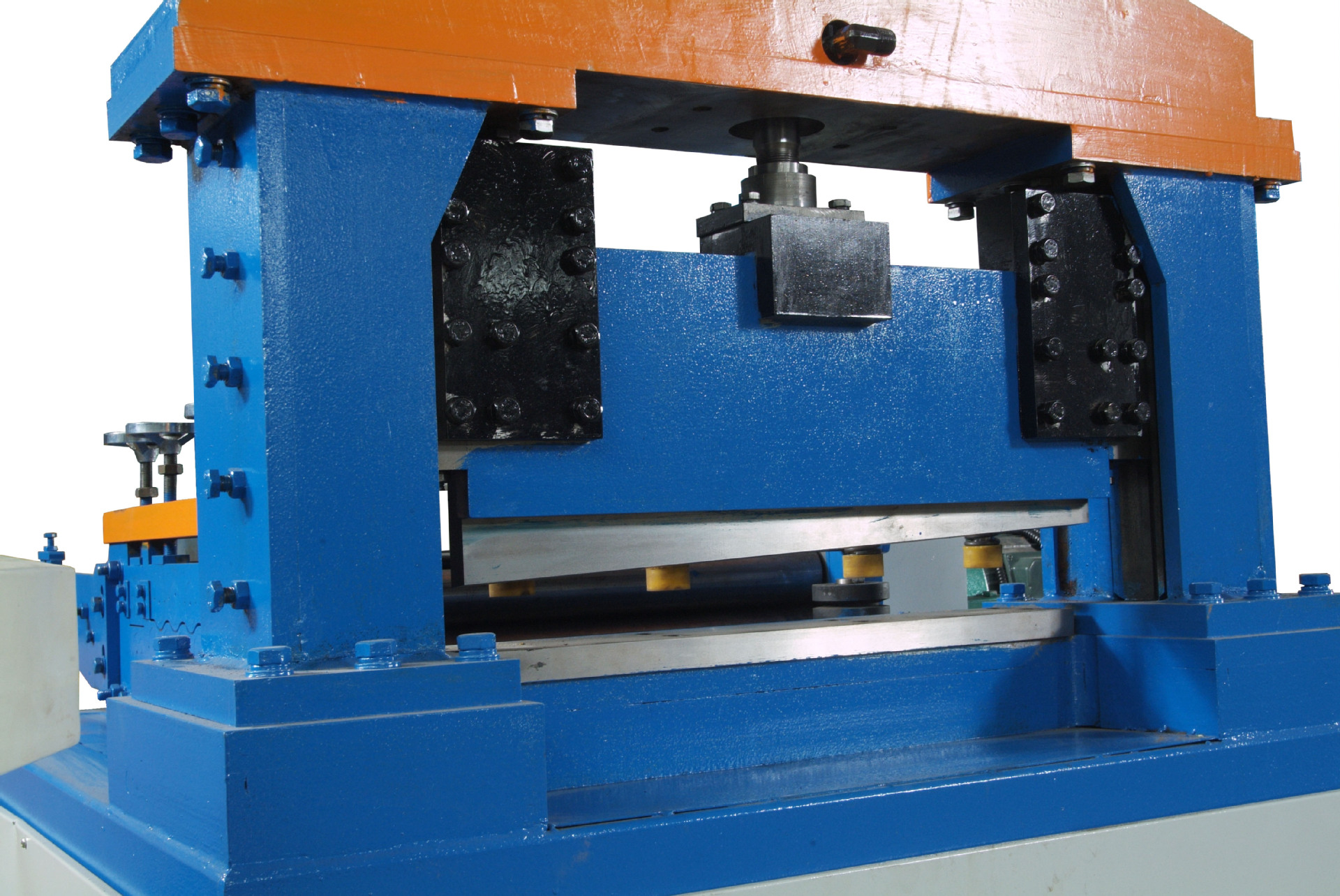 防盗门设备 浙江新世纪机械 kpj-600型全自动门框开平机