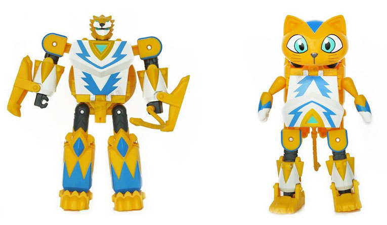 混批/批发 正版 灵动创想益智变形玩具快乐酷宝6寸狮王酷宝 7502