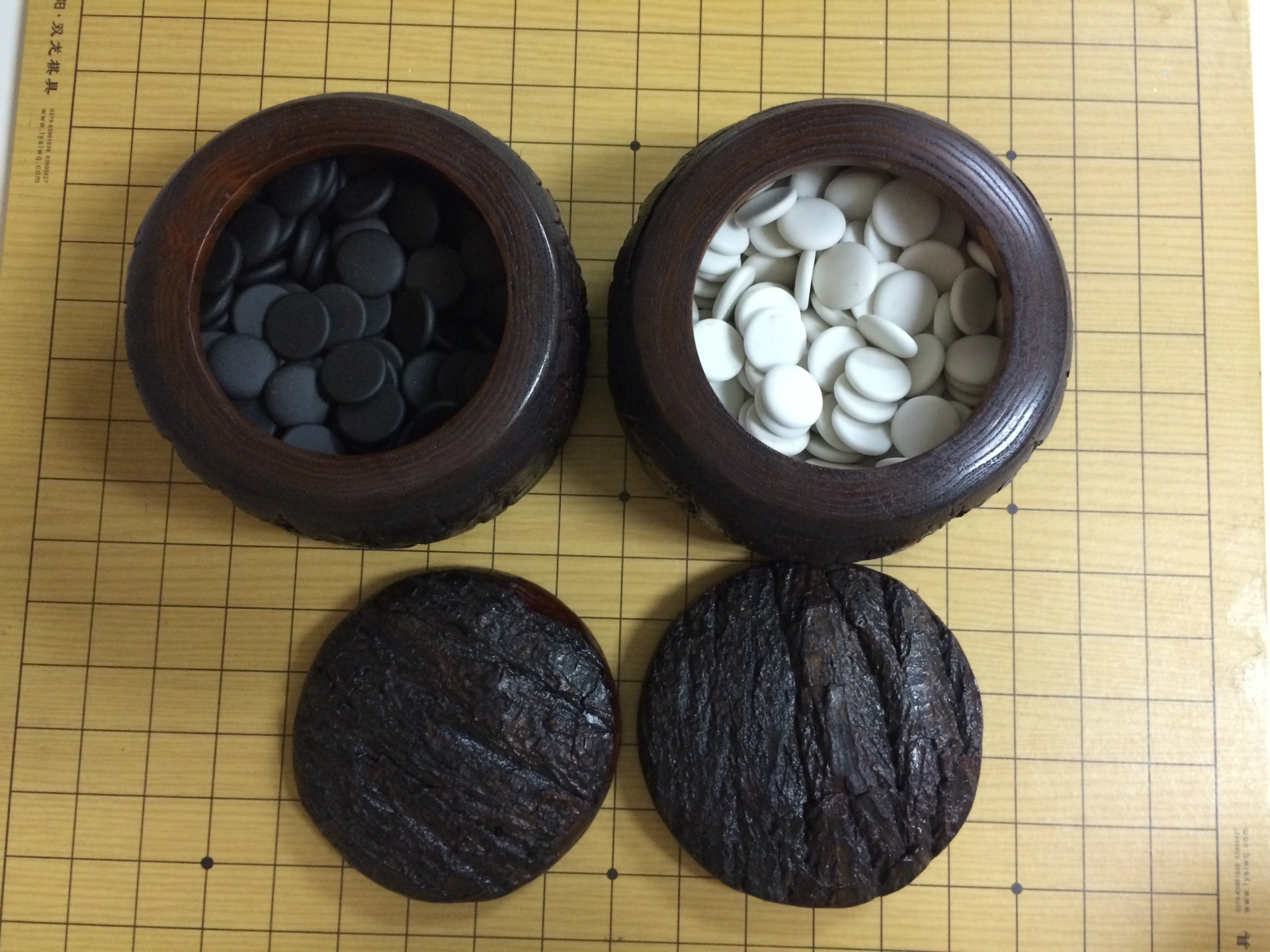 原木围棋罐围棋盒 棋友工艺礼品围棋盒 雅致品味生活必备棋盒