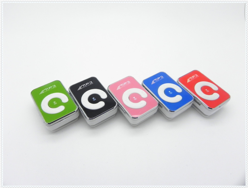 mp3 手机内存卡mp3 新电镀c夹 无屏mp3