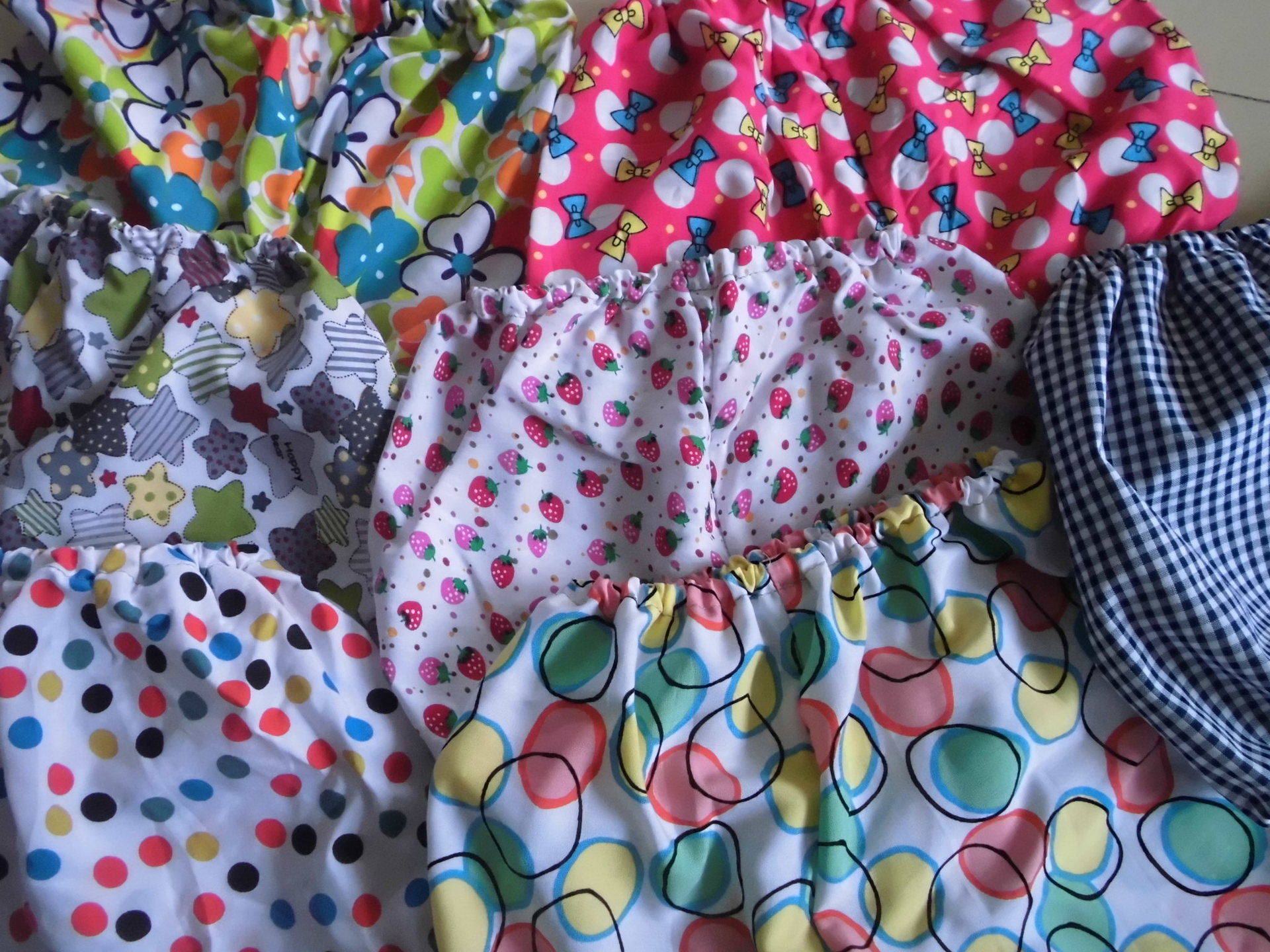 棉绸女孩凉爽短裤