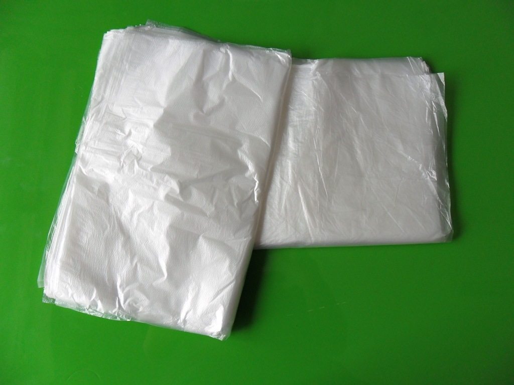 现货供应28*38cm酒店宾馆用平口白色牙具袋