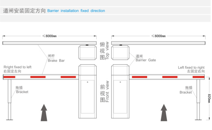 厂家直销 栅栏道闸 二栏道闸 遥控拦车器 运行五百万次不出故障
