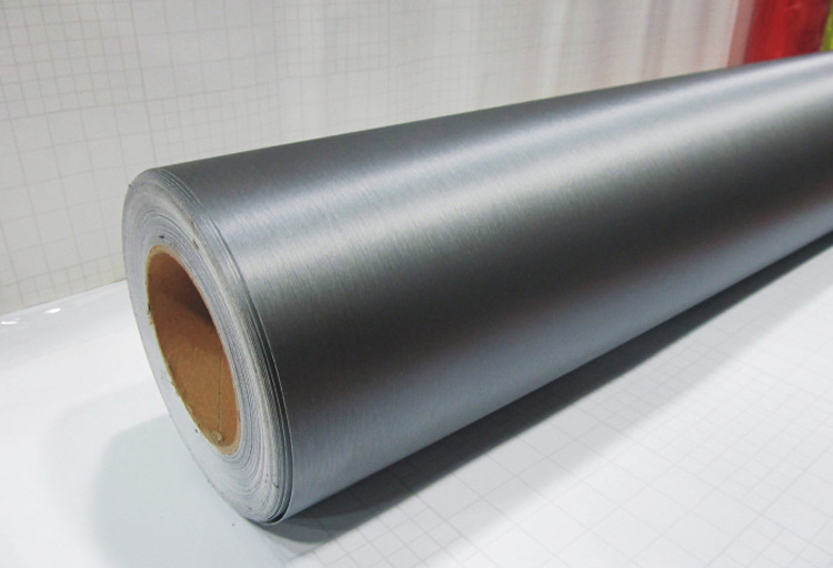 汽车改色膜 金属拉丝膜 金色 灰色 车身贴 拉丝改装膜 电镀拉丝膜